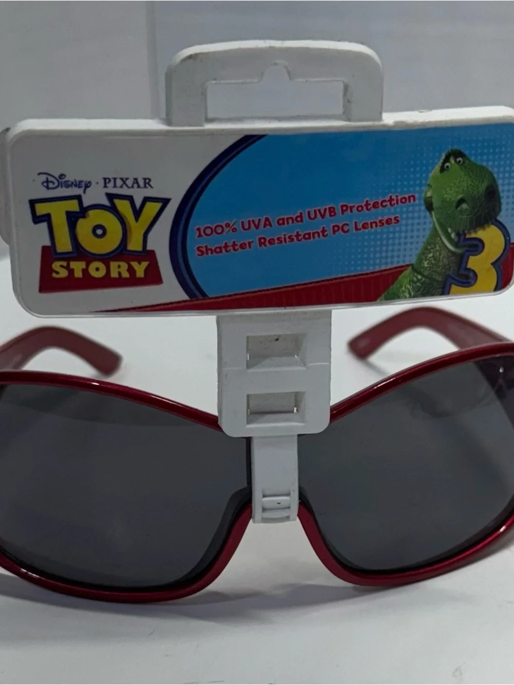 Disney Toy Story Kids Red Buzz Lightyear Sunglasses with Dark Lenses